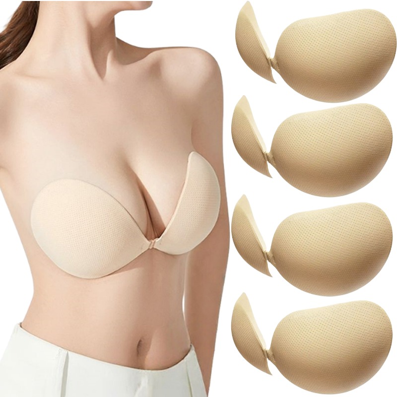 Push Up Bra Silicone - Push-up klevende bh verdikte onzichtbare siliconen