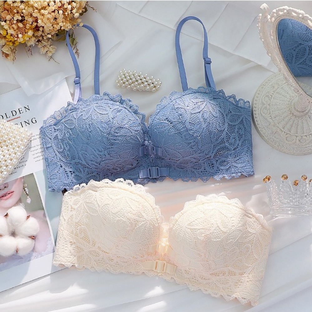 Lingerie Diepe V-bh met knoop  - Wirefree Bra Comfort recensie en prijs
