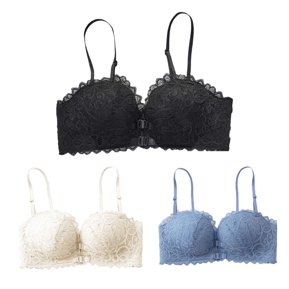 Lingerie Diepe V-bh met knoop  - Wirefree Bra Comfort recensie en prijs